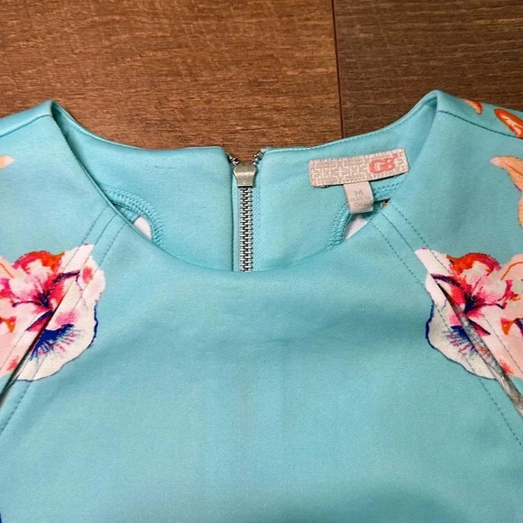 Womens Gianni Bini Tropical Floral Dress - Picture 5 of 13